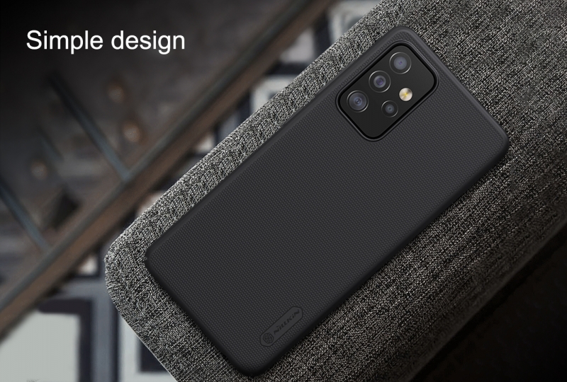 Ốp Lưng Samsung Galaxy A52 Hiệu Nillkin Dạng Sần Cứng có bề mặt được sử dụng vật liệu PC không ảnh hưởng môi trường, có tính năng chống mài mòn, chống trượt, chống bụi, chống vân tay và dễ dàng vệ sinh
